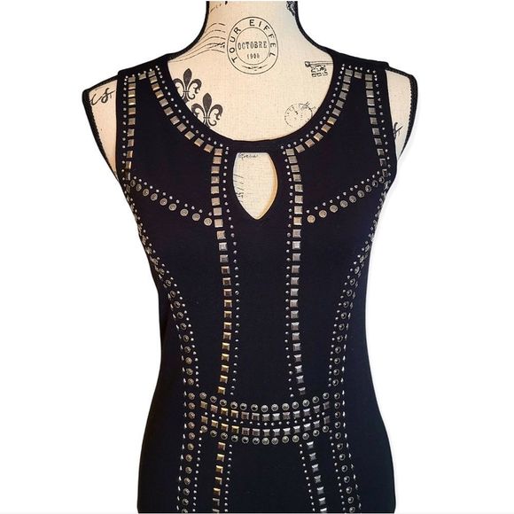 Carmen Marc Valvo Balck Cocktail Dress Size XS - Picture 2 of 13